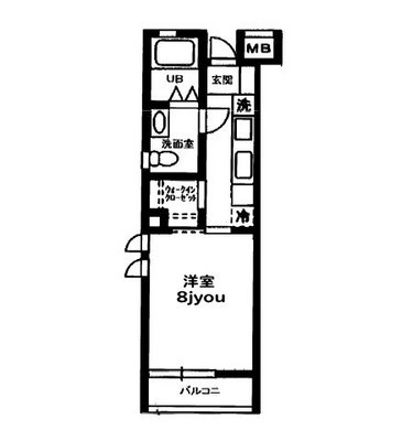 大江戸線賃貸マンション・1K