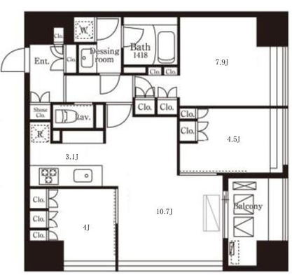 大江戸線 マンション 3LDK