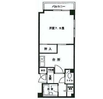 東京都江東区古石場２丁目 賃貸マンション 1R