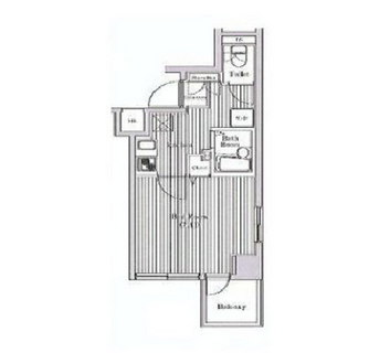 東京都中央区明石町 賃貸マンション 1K