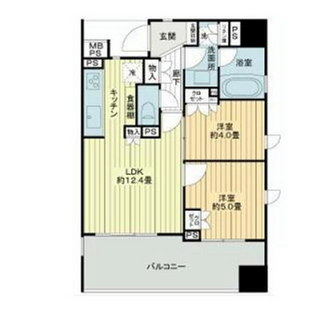 東京都中央区築地６丁目 賃貸マンション 2LDK