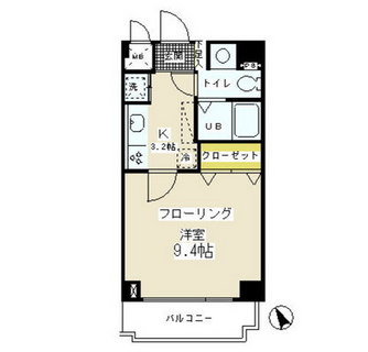 東京都中央区明石町 賃貸マンション 1K