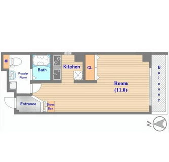 東京都墨田区立川１丁目 賃貸マンション 1R