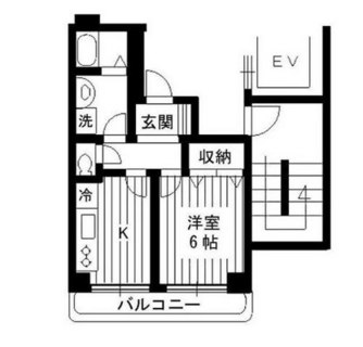 東京都江東区白河３丁目 賃貸マンション 1K