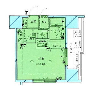 東京都江東区富岡２丁目 賃貸マンション 1K
