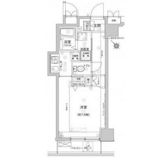 東京都中央区佃３丁目 賃貸マンション 1K