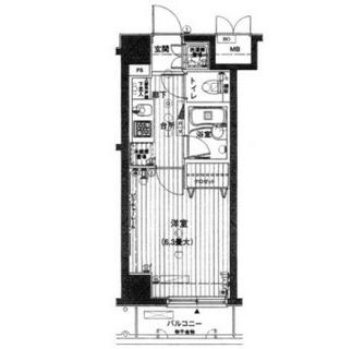 東京都港区浜松町１丁目 賃貸マンション 1K