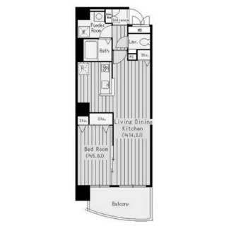 東京都江東区深川２丁目 賃貸マンション 1LDK