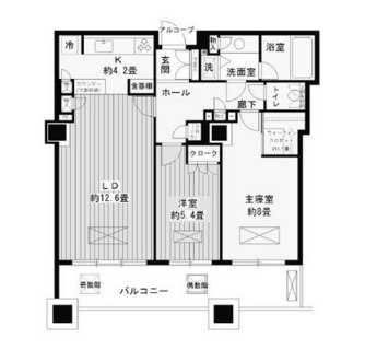 東京都中央区佃２丁目 賃貸マンション 2LDK