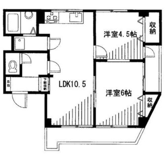 東京都中野区江古田３丁目 賃貸マンション 2LDK