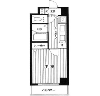 東京都新宿区北山伏町 賃貸マンション 1K