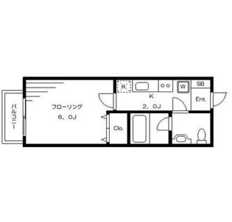東京都中野区江原町１丁目 賃貸アパート 1K