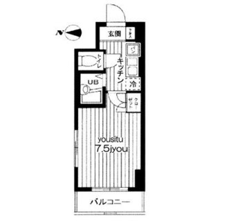 東京都新宿区上落合１丁目 賃貸マンション 1K