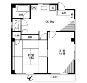 東京都渋谷区本町４丁目 賃貸マンション 2DK
